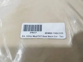 2927 1994-13 Ezgo Medalist-txt - Tan Seat Back Cover