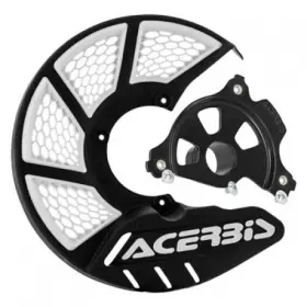 1655270268 Acerbis X-brake Vented Front Disc Cover With Mounting Kit Black/white Black