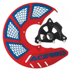 1655270277 Acerbis X-brake Vented Front Disc Cover With Mounting Kit Red/blue Black