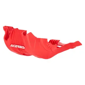 29848100040070-0ba099 Acerbis Plastic Offroad Skid Plate With Linkage Guard Red For Honda Crf250rx