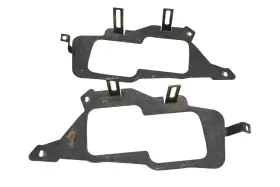 21st-zt073 Aftermarket 18 Polaris Rzr Xp Turbo Headlight Dual Pod Bracket Mounts Left And Right