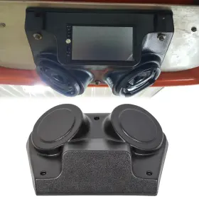 Ta1345 Aftermarket For Golf Cart Polaris Rzr Utv Rzr-4 Overhead Speaker Console Stereo Radio Cover