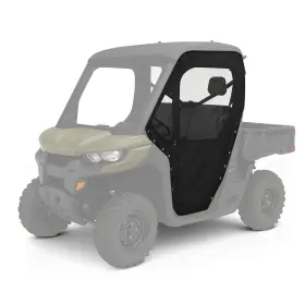 Ai-696 Almuloo Soft Doors Compatible With 2016-later Can-am Defender Hd5 Black Clear