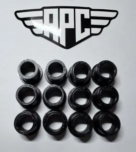 Apc-bus-001 Apc Racing Usa 12 X Upper Lower A-arm Bushings Yamaha Grizzly 125 Extreme Heavy Duty
