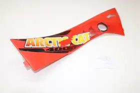 0506-480 Arctic Cat 2001 400 Manual 4x4 Right Side Engine Panel Cover Trim Cowl Red