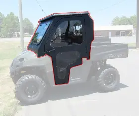 Armor Tech 096647419251 Steel Complete Cab Enc System With Doors For Polaris 09 Ranger 700 10-16 800