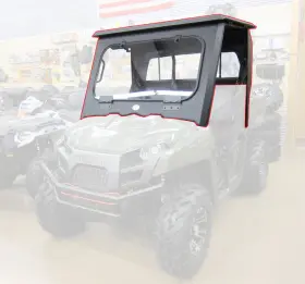 Armor Tech 096647419312 All Steel Complete Cab Enclosure Nodoor For Polaris 10-14 Ranger 400 500 Midsize