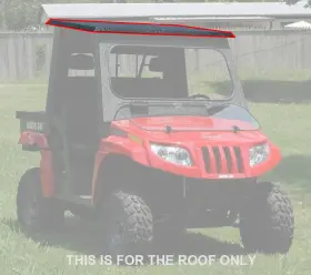 Uc600 Armor Tech 2006 07 08 09 Fits Arctic Cat Prowler All Steel Roof Top Only