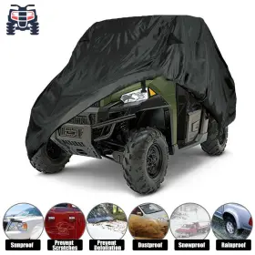 Amp2116048 Atvwrlod Vehicle Cover Waterproof Fit For Polaris Ranger Xp 1000 900 800 Utv New