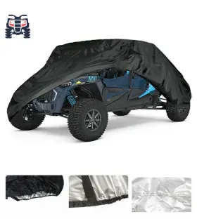 Amp2116224 Atvwrlod Sxs Utility Vehicle Cover Waterproof For Polaris Rzr Xp 4 Turbo 2016-2020