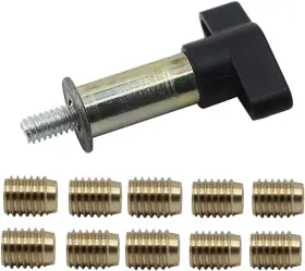 Autovic 797805027539 10pcs Brass Batwing Fairing Insert Repair Kit With Tool For Gold