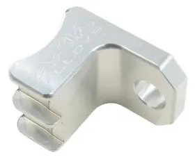 Axia Alloys 814628021039 Modhw-c Horizontal Bar Flag Mount With 1/2 Inch Hole - Silver
