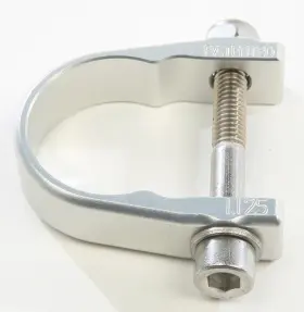 Modcl1.125-c Axia Alloys Universal Utv Roll Cage Mounting Strap Clamp Silver 1.125 Inch