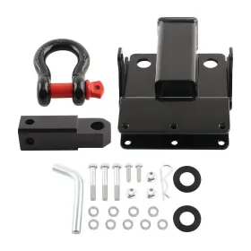 Cq2kl5 Bfo Shackle Hitch Receiver 2ftft Rear Mount For Kawasaki Mule 600/610 Sx