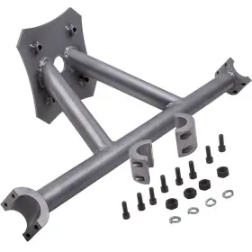 Fv1g5m Bfo Silver Rear Upper Spare Tire Mounting Carrier For Polaris Utv Rzr Xp 1000 Turbo