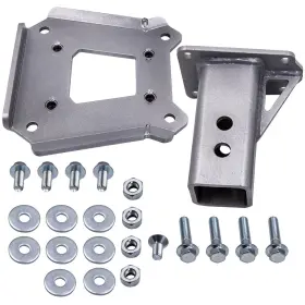 Wlxj24 Bfo Rear 2inxh Hitch Receiver Kit For Polaris Rzr 1000 Xp 2014-2018 Models New