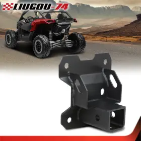Big206096 Big-wheel 2 Inch Rear Receiver Tow Hitch Plate Fit For 2016-2021 Can-am Maverick X3 Turbo