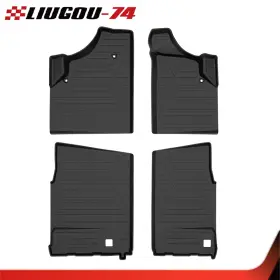 Big652486 Big-wheel Front Rear Tpe Floor Mats Fit For 2016-2026 Can-am Defender Max Hd7 Hd8 Hd9 Hd10