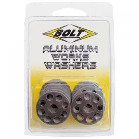 2009-aww.18 Bolt Aluminum Works Washers 18mm 10 Pack