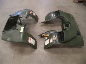 703500141 Bombardier 2002 Can Am Traxter Xt 500 Front And Rear Fender Set Cab Plastics Green