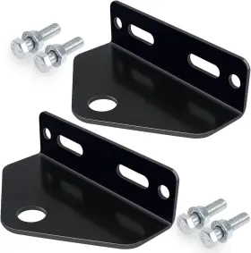 Branded 768477958377 Universal Trailer Hitch For Zero Turn Mower - 3/4 Inch Hole Black-2 Pcs