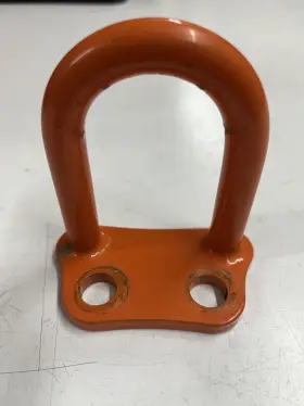 0000100200 Bs Fab Polaris General And Rzr Tow Loop / Tie Down Snatch Block Point /orange
