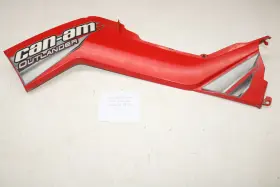 705001315 Can-am 2007 Outlander 650 4x4 Xt Left Side Engine Panel Cover Trim Cowl Red