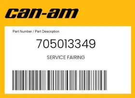 705013349 Can-am Genuine Service Fairing -