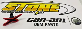 Can-am 705017645 Maverick Sport R Grill Logo Emblem With Screw Oem New #705017645