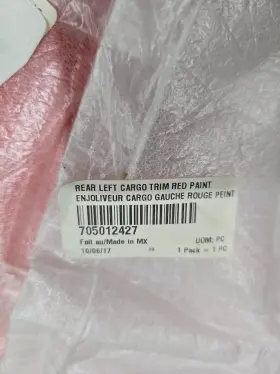 705012427 Can-am 70512427 Red Lh Rear Cargo Trim