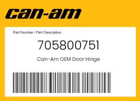 705800751 Can-am Genuine Door Hinge -