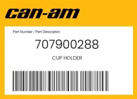 707900288 Can-am Genuine Cup Holder -