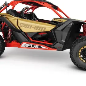 715004165 Can-am Lonestar Racing Red Rock Sliders For Maverick X3