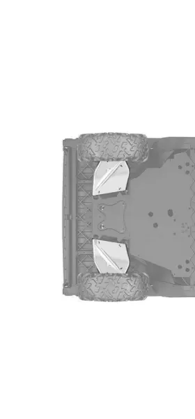 715004388 Can-am Rear A-arm Protectors For Defender