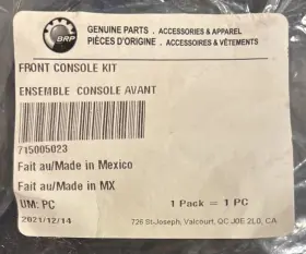 715005023 Can Am Genuine Brb 2018-23 Maverick X3 Front Console New