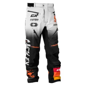 73-8456 Castle X R16 Race Pants Lrg Hi-vis/flo Orange