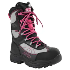842329 Castle X Womens Force 2 Snowmobile Boot Gray - 9