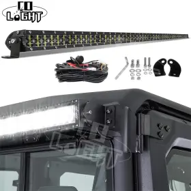 Hd10 Colight Z178 For 2016-2025 Can Am Defender Hd5/hd8/hd10 Rear 52 Inch Led Light Bar Brackets Kit