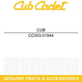 503-01944 Cub Cadet Cover Door Breather Right Hand Camo Challenger Mx750 Mx550