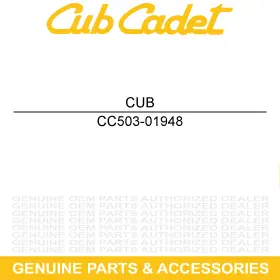 503-01948 Cub Cadet Cover Door Breather Left Hand Camo Challenger Mx750 Mx550