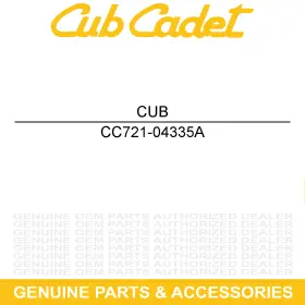 721-04335a Cub Cadet Accoustic Foam Volunteer Wt Sounduction Efi Cab 747
