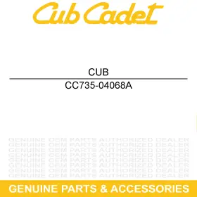 735-04068a Cub Cadet Floor Mat 4x4 Left Hand Volunteer Wt Tracker Sport Mats