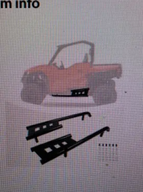 Danyang Wenkai 166982785732 Rock Sliders Side Step Nerf Bars Tree Kikers Fit Polaris General 1000 2016-2024