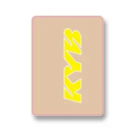 40-80-133 Dcor Visuals Dftcor Upper Fork Decals - Yellow Kyb