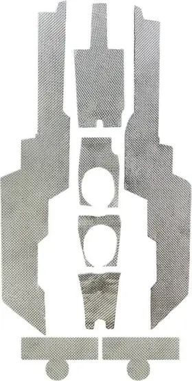 902402 Design Engineering Inc. Dei Console Heat Shield Silver #902402 Polaris