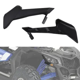 Autv-x3-036 Dfmt #rzlia Utv Left And Right Front Headlight Cover Trim For Can Am Maverick X3 Turbo 2017-24