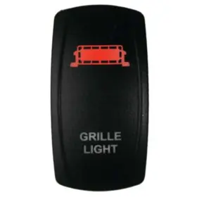 04-0094 Dragonfire Racing Laser-etched Dual Led Switches Grill Light - Red
