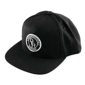 13-0064 Dragonfire Racing Circle Logo Snapback Hat - Black One Size