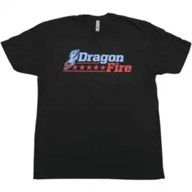 523105 Dragonfire Racing Logo Tee - Small Black