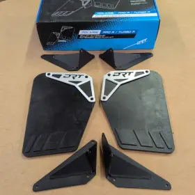 20005pt03200 Drt Motorsports Billet Aluminum Extended Rear Mud Flap Guards Polaris Rzr Pro R Xp Turbo 22